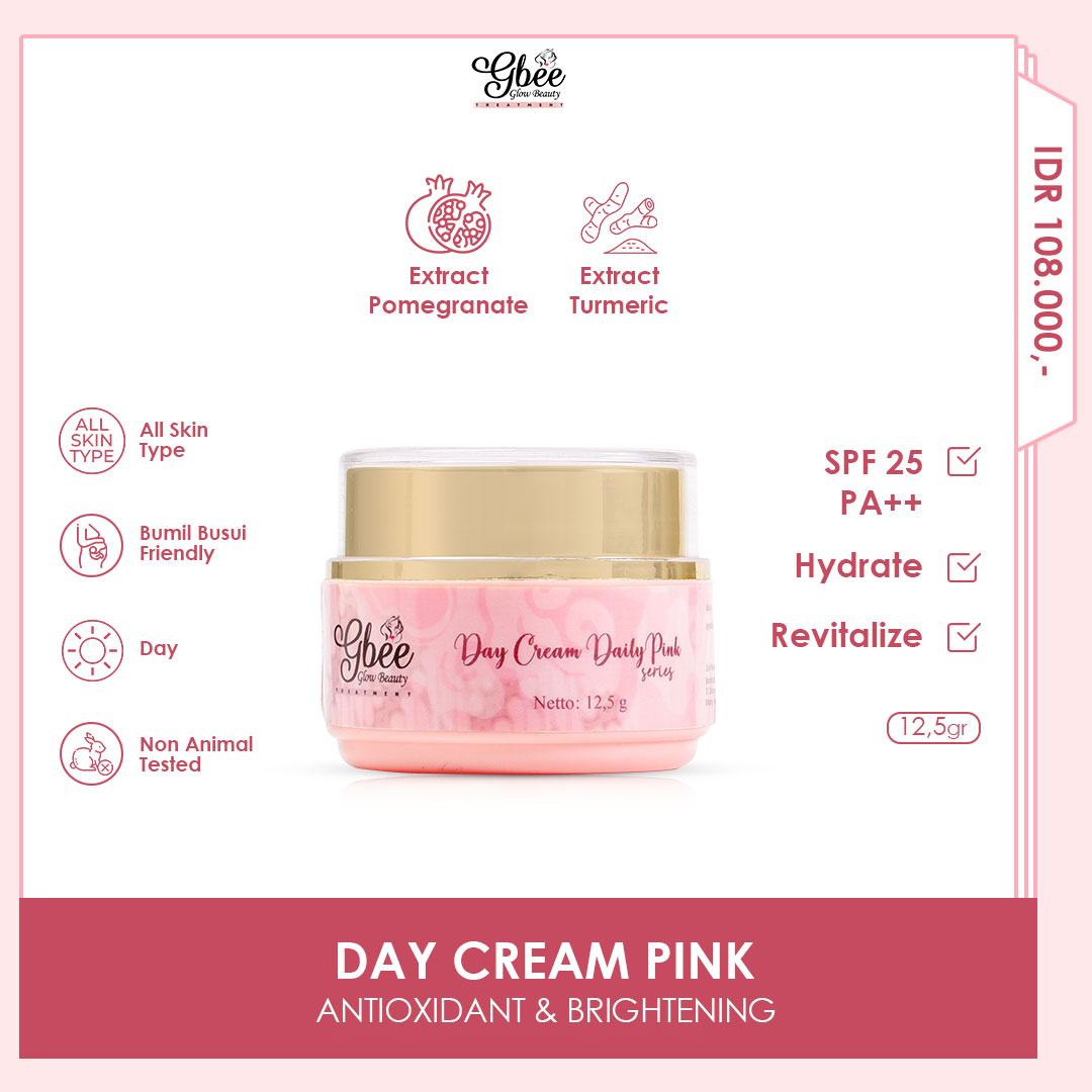 Gbee Glow Beauty Day Cream Pink Series