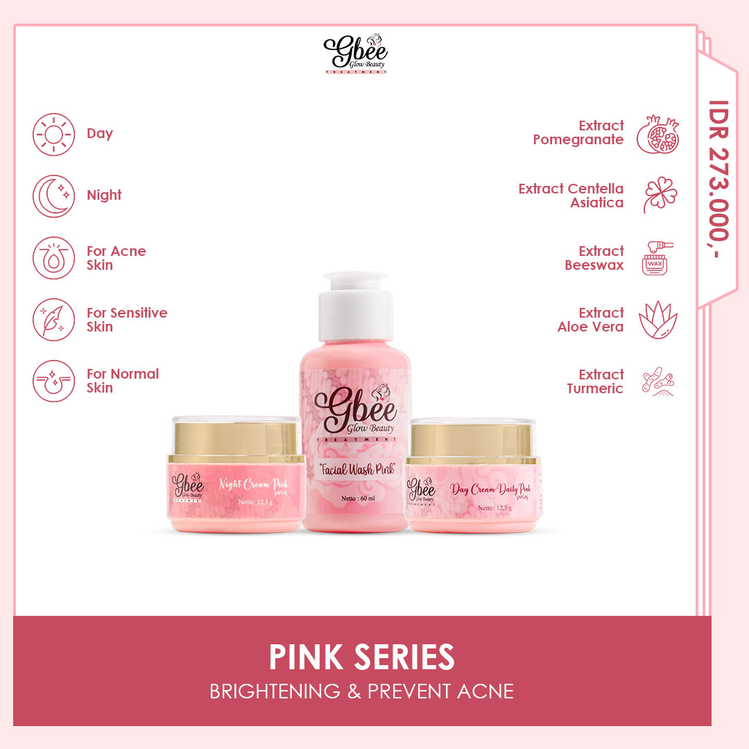 Gbee Glow Beauty Paket Normal Pink Series